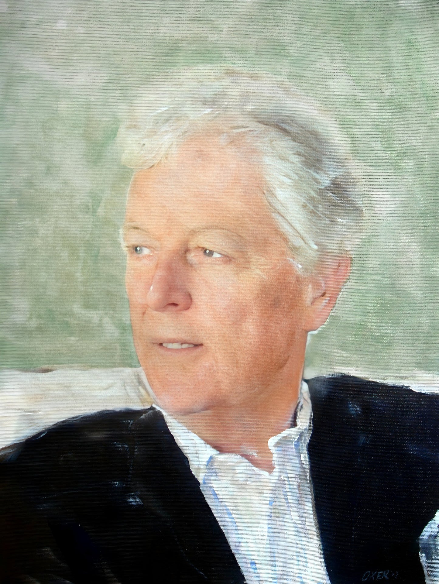 Portrait Painting Commission of a Director of Skype