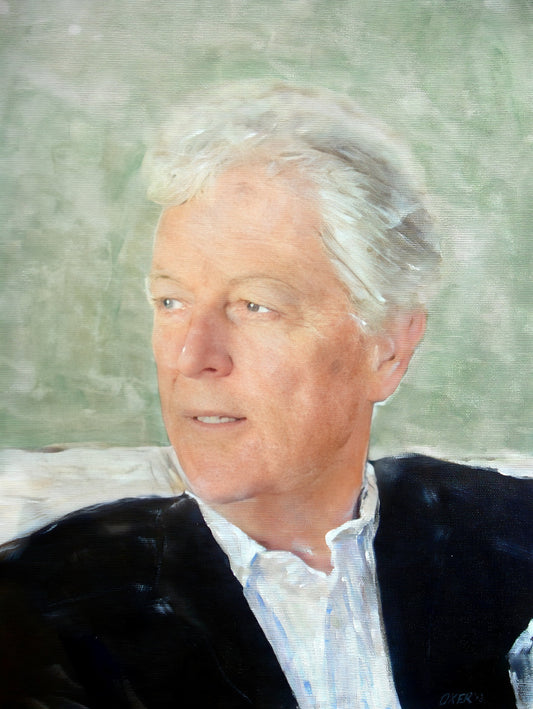 Portrait Painting Commission of a Director of Skype